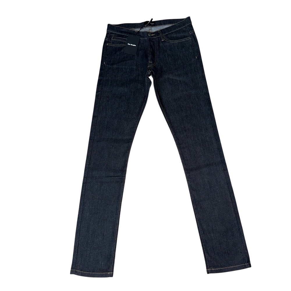 THE KOOPLES Men's NWT Slim Straight Fit Blue Brut Dark Indigo Jeans | Sz 30